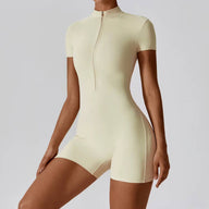 Cream Short Bodysuit