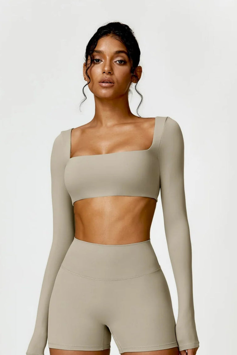 Beige Long sleeve