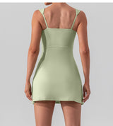 Olive Tennis Dress