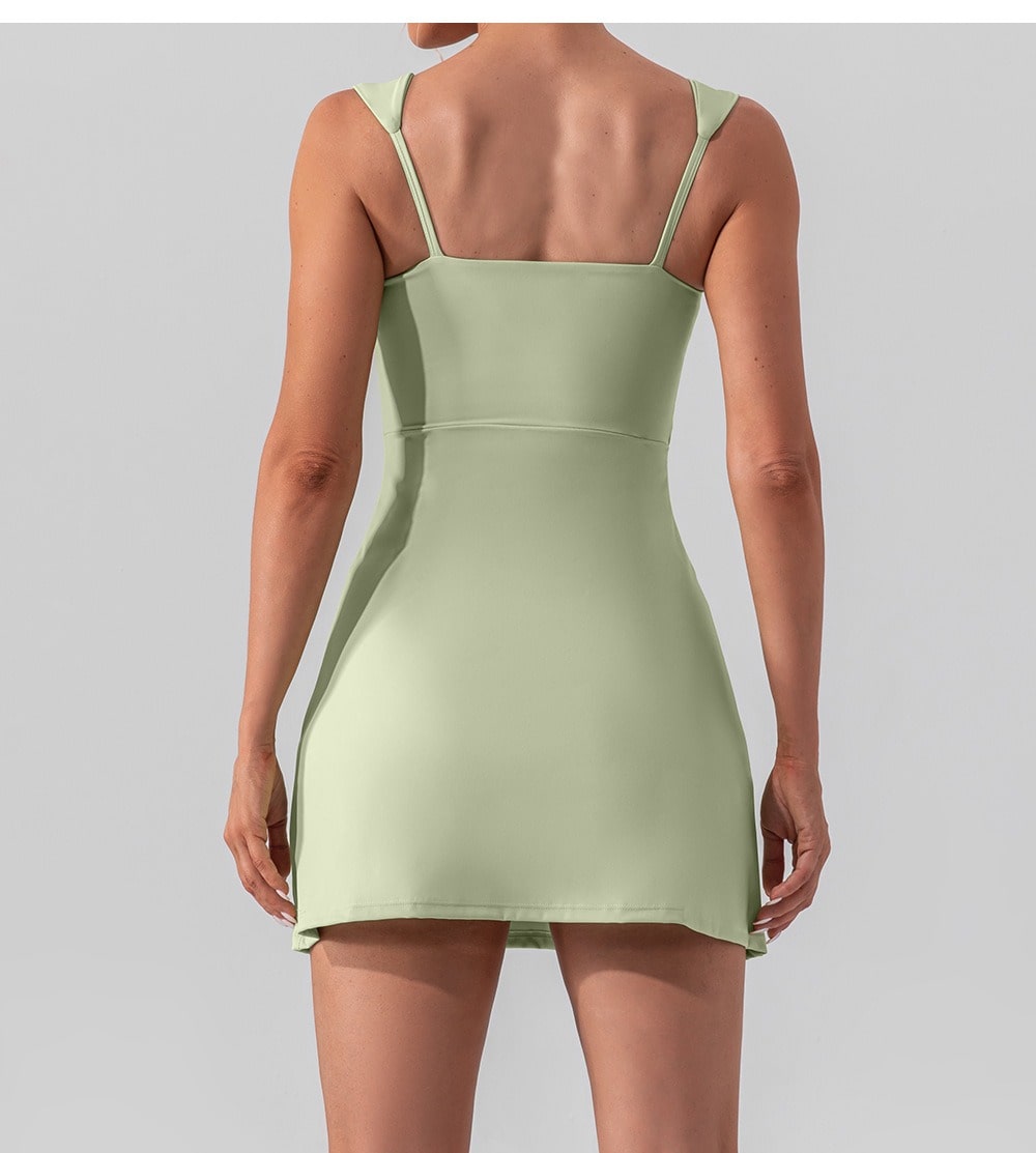 Olive Tennis Dress