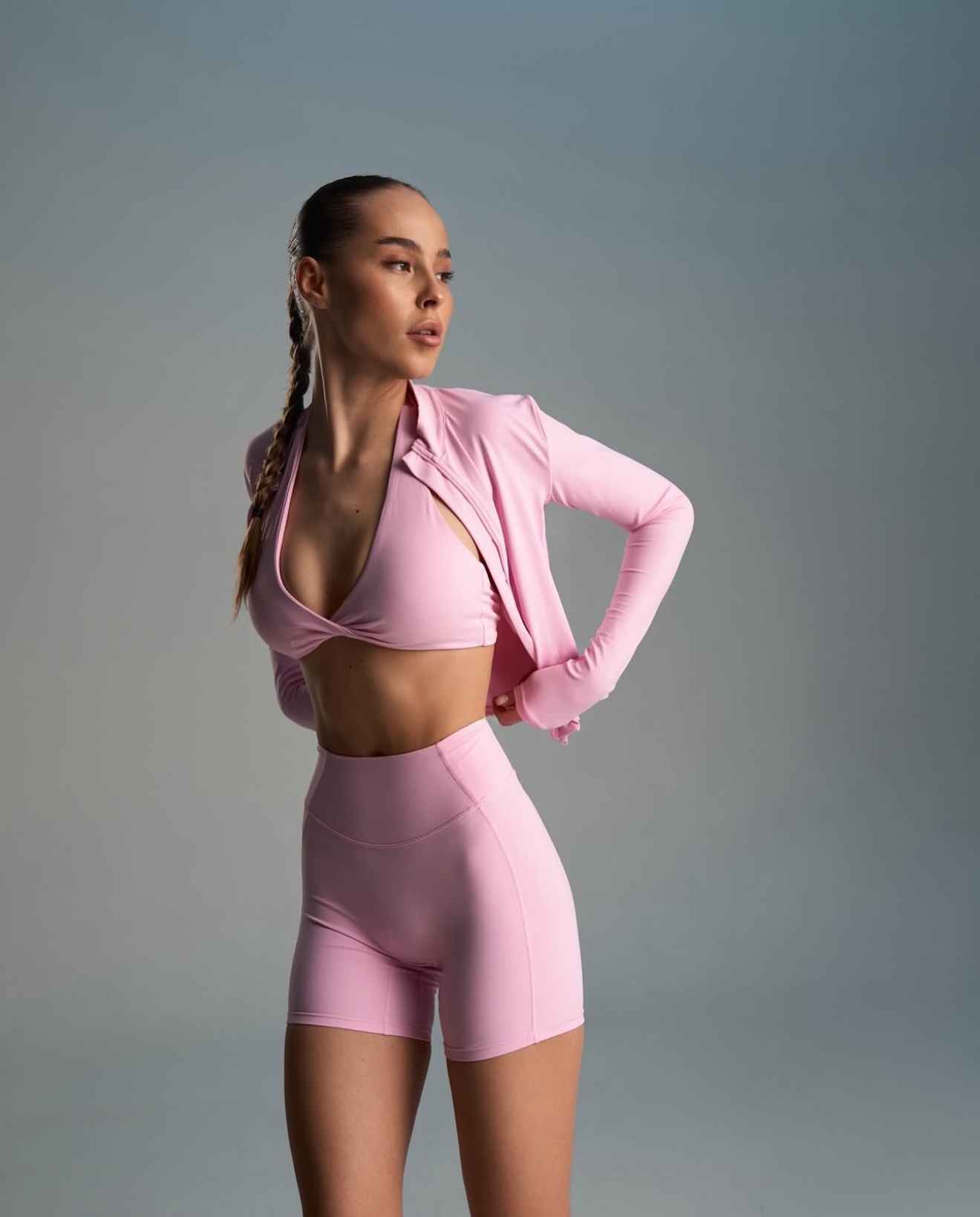 Baby Pink Set For GYM