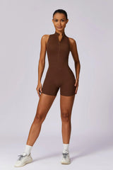 Brown Short Bodysuit
