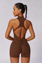 Brown Short Bodysuit