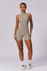 Beige Short Bodysuit