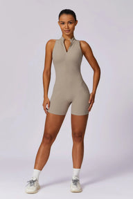 Beige Short Bodysuit